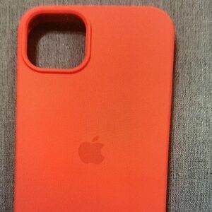 Apple Bright Red Silicone Case